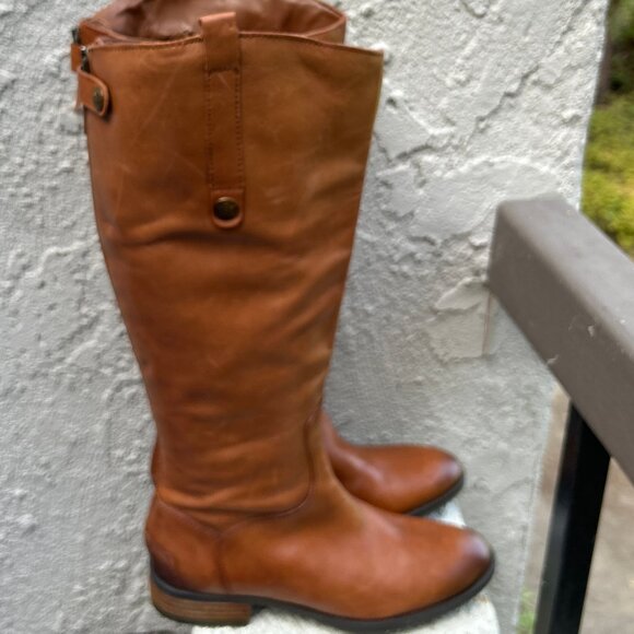 NWT Sam Edelman ~ Penny Boot ~ Wide Calf Knee High Riding ~ Leather ~ 8.5 - Picture 4 of 15